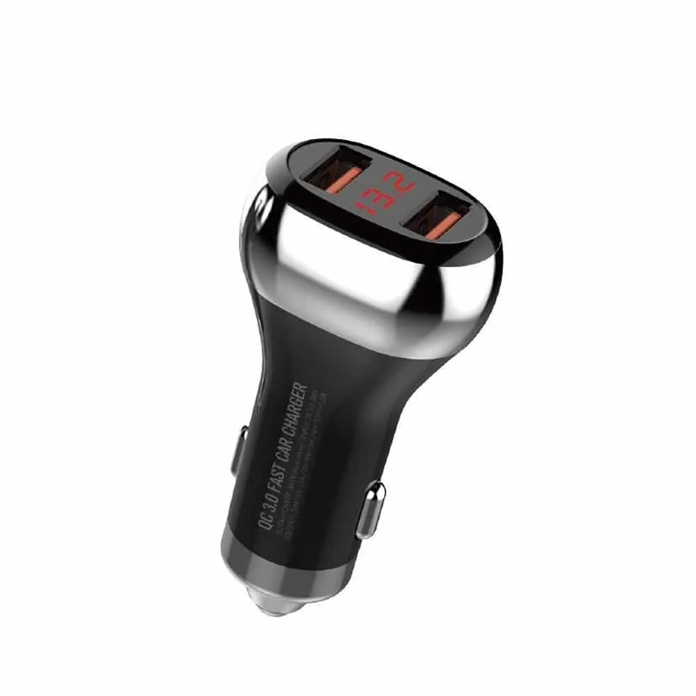 Chargeur Rapide Pour Voiture 2 Sorties USB Ldnio C2